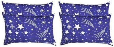 Navi collection Microfibre Abstract Sleeping Pillow Pack of 4(Multicolor)