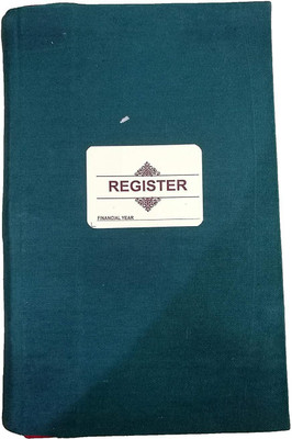 LRS Ruled Register Canvas Bound - 500 Pages - 80 GSM Ledger Paper 1-Part Record Keeping Books(1 Sets)