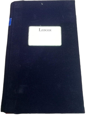 LRS Ledger Register Size - 34 x 21 cm - Full Cloth Hard Bound (750 Pages) 1-Part Record Keeping Books(1 Sets)