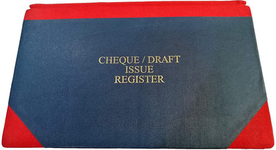 LRS Cheque/Draft Issue Register - Cheque Record Register- 100 Pages (Pack of 1) 1-Part Record Keeping Books(1 Sets)
