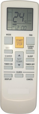 Ehop Remote Compatible for Air Conditioner VE231 Toshiba Remote Controller(White)