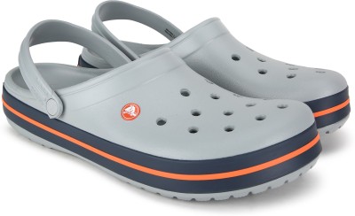 CROCS Crocband Women Clogs(Grey , 5)