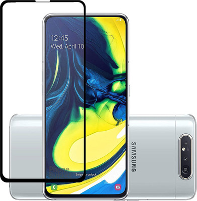 GDBUY Edge To Edge Tempered Glass for Samsung Galaxy A80(Pack of 1)