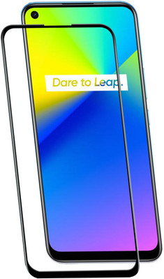 SoftTech Edge To Edge Tempered Glass for Realme 8(Pack of 1)