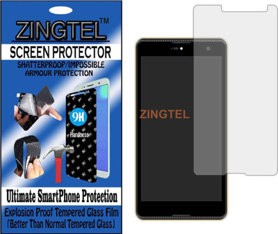 ZINGTEL Tempered Glass Guard for MICROMAX CANVAS FIRE 5 Q386 (Flexible, Unbreakable)(Pack of 1)