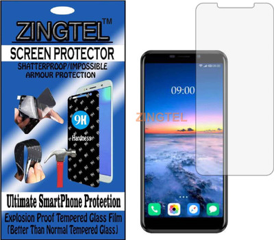 ZINGTEL Tempered Glass Guard for MOBISTAR E1 SELFIE (Flexible, Unbreakable)(Pack of 1)