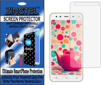 ZINGTEL Tempered Glass Guard for MOBISTAR XQ DUAL (Flexible, Unbreakable)(Pack of 1)