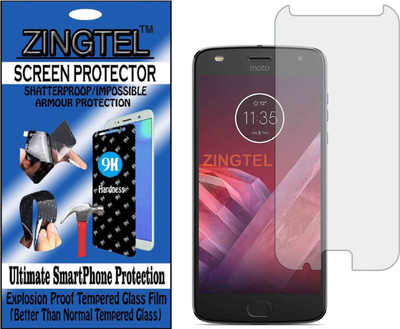 ZINGTEL Tempered Glass Guard for MOTOROLA MOTO Z2 PLAY (Flexible, Unbreakable)(Pack of 1)