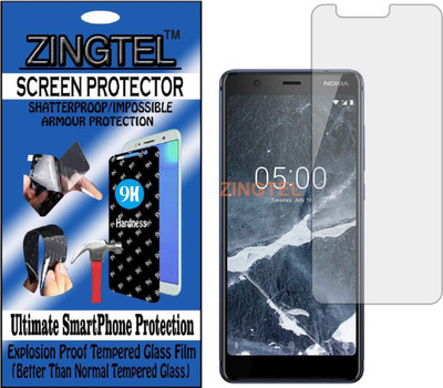 ZINGTEL Tempered Glass Guard for NOKIA 5 2018 (Flexible, Unbreakable)(Pack of 1)