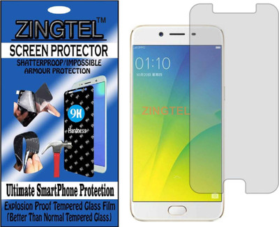 ZINGTEL Tempered Glass Guard for OPPO R9S (Flexible, Unbreakable)(Pack of 1)