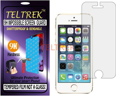TELTREK Tempered Glass Guard for APPLE IPHONE 5 (Flexible, Unbreakable)(Pack of 1)