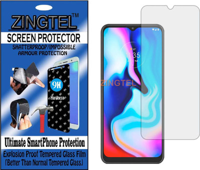 ZINGTEL Tempered Glass Guard for MOTOROLA MOTO E7 PLUS (Flexible, Unbreakable)(Pack of 1)