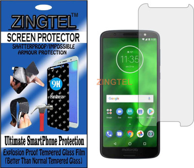 ZINGTEL Tempered Glass Guard for MOTOROLA MOTO G6 (Flexible, Unbreakable)(Pack of 1)