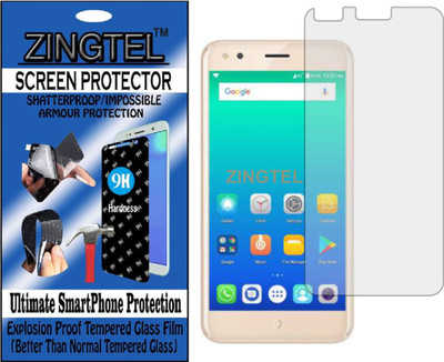 ZINGTEL Tempered Glass Guard for MICROMAX BHARAT 4 Q440 (Flexible, Unbreakable)(Pack of 1)
