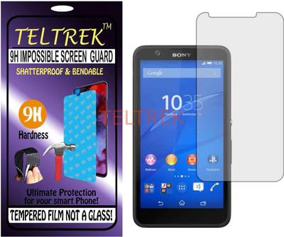 TELTREK Tempered Glass Guard for SONY XPERIA E4 (Flexible, Unbreakable)(Pack of 1)