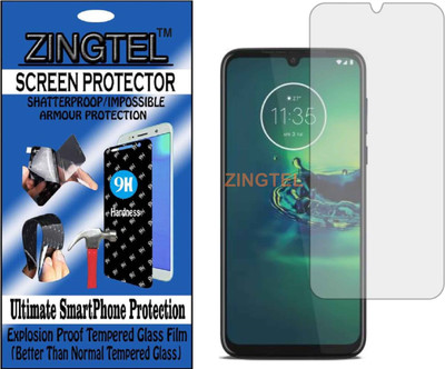 ZINGTEL Tempered Glass Guard for MOTOROLA MOTO G8 PLUS (Flexible, Unbreakable)(Pack of 1)