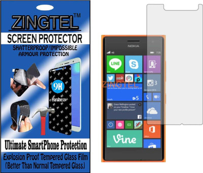 ZINGTEL Tempered Glass Guard for NOKIA LUMIA 730 DUAL SIM (Flexible, Unbreakable)(Pack of 1)