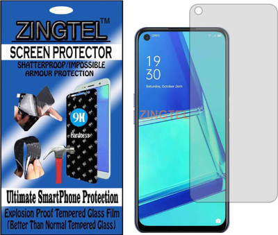ZINGTEL Tempered Glass Guard for OPPO CPH2061 (A52) (Flexible, Unbreakable)(Pack of 1)