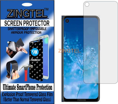 ZINGTEL Tempered Glass Guard for MOTOROLA P40 (Flexible, Unbreakable)(Pack of 1)