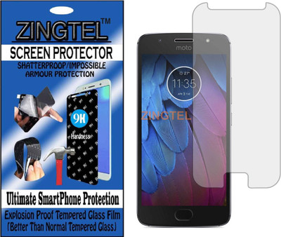 ZINGTEL Tempered Glass Guard for MOTOROLA XT1795 (MOTO G5S) (Flexible, Unbreakable)(Pack of 1)