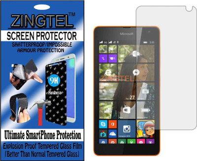 ZINGTEL Tempered Glass Guard for MICROSOFT LUMIA 535 (Flexible, Unbreakable)(Pack of 1)