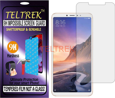 TELTREK Tempered Glass Guard for XIAOMI MI MAX 3 PRO (Flexible, Unbreakable)(Pack of 1)