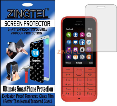 ZINGTEL Tempered Glass Guard for NOKIA 220 2014 (Flexible, Unbreakable)(Pack of 1)