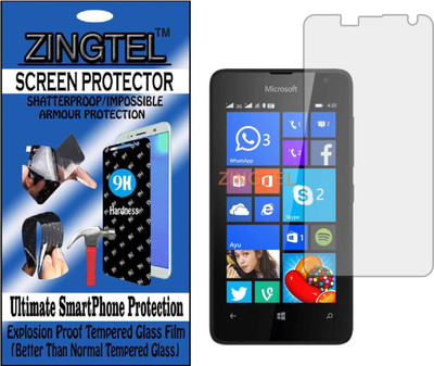 ZINGTEL Tempered Glass Guard for MICROSOFT LUMIA 430 DUAL SIM1 (Flexible, Unbreakable)(Pack of 1)