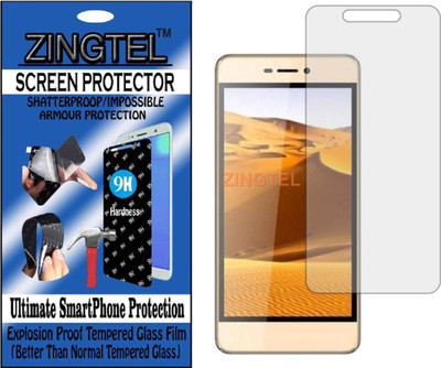 ZINGTEL Tempered Glass Guard for MICROMAX VDEO 4 Q4251 (Flexible, Unbreakable)(Pack of 1)