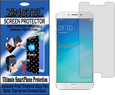 ZINGTEL Tempered Glass Guard for OPPO F1 PLUS (Flexible, Unbreakable)(Pack of 1)