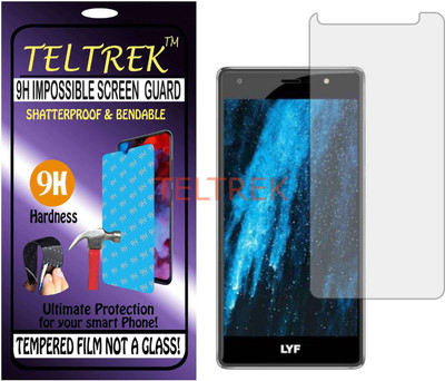 TELTREK Tempered Glass Guard for JIO LYF F1S (Flexible, Unbreakable)(Pack of 1)