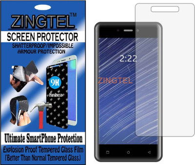 ZINGTEL Tempered Glass Guard for MOBISTAR CQ (Flexible, Unbreakable)(Pack of 1)