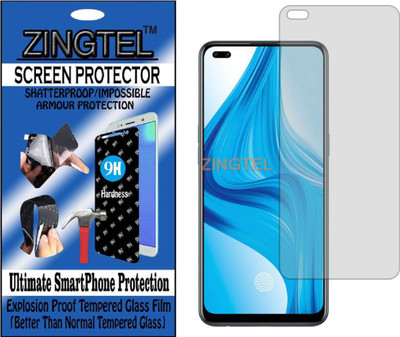 ZINGTEL Tempered Glass Guard for OPPO CPH2119 (F17 PRO) (Flexible, Unbreakable)(Pack of 1)