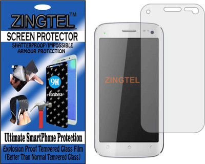 ZINGTEL Tempered Glass Guard for MICROMAX A110Q (CANVAS 2 PLUS) (Flexible, Unbreakable)(Pack of 1)