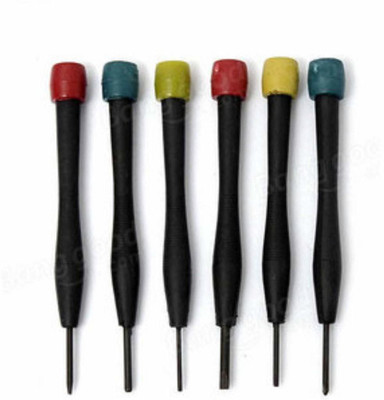 DIY Crafts Pry Screwdriver Tools for Cell Phone Laptop Standard Screwdriver Set(Pack of 6)