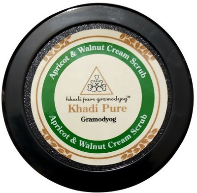 Khadi Pure Apricot & Walnut Cream Scrub - 50g Scrub(50 g)
