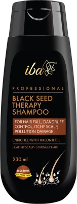 Iba Professional Black Seed Therapy Shampoo - No Sulfates, No Parabens, High Foaming Formula for Strong Hair, Healthy Scalp(230 ml)