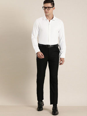 INVICTUS Men Solid Formal White Shirt