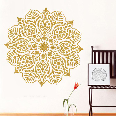Decorze DMA-39 Wall painting stencil Stencil(Pack of 1, Mandala stencil)