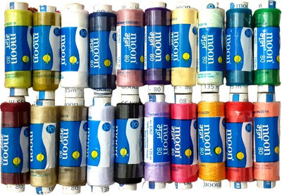 Shree Shyam multicolour Thread(135 m Pack of20)