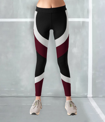 M7 By Metronaut Solid Women Black Tights