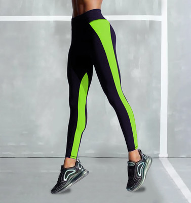 M7 By Metronaut Solid Women Dark Blue Tights