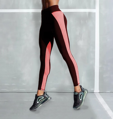 M7 By Metronaut Solid Women Maroon Tights