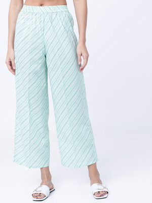 Vishudh Regular Fit Women Light Blue Trousers