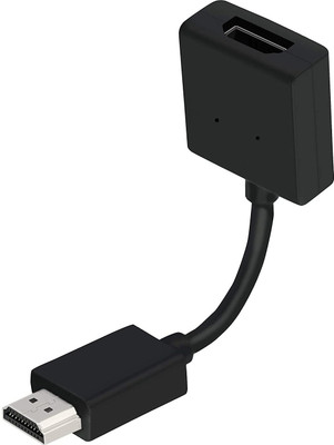 samest  TV-out Cable 10cm High Speed 19 Pin HDMI 2.0 Male to Female Extension Cable(Black, For Computer)