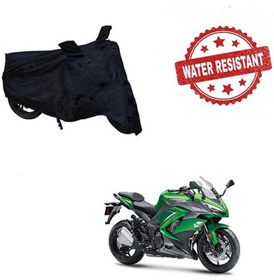 Feel heaven Two Wheeler Cover for Kawasaki(Ninja 1000, Black)