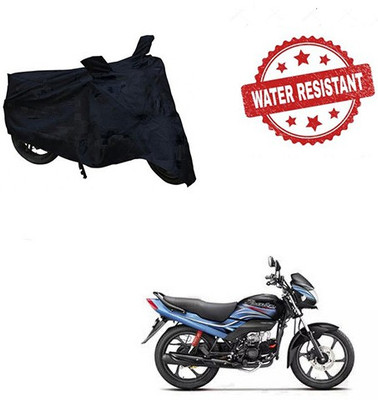 RPSENTTERPR Waterproof Two Wheeler Cover for Honda(Passion Pro, Black)