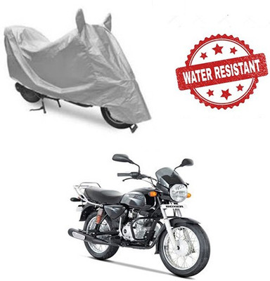 saanvi Two Wheeler Cover for Bajaj(Boxer, Silver)