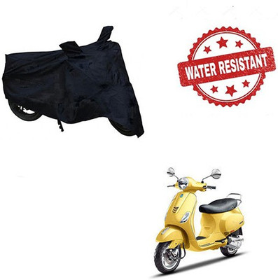 Feel heaven Two Wheeler Cover for Piaggio(Vespa SXL, Black)