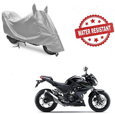 Atulit enterprises Two Wheeler Cover for Kawasaki(Z250, Silver)